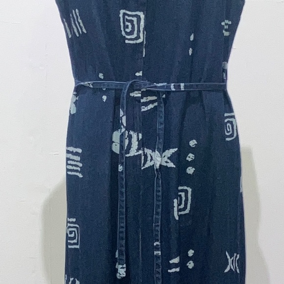 Vintage Denim sea motif maxi dress - Picture 5 of 11
